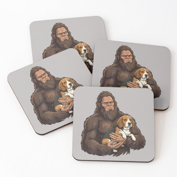 Item preview, Bigfoot Holding Beagle designed and sold by mjohnson9.