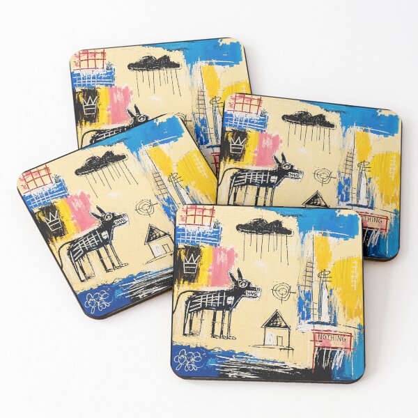 Item preview, Abstract Dog Graffiti Canvas designed and sold by Modaozushi216.