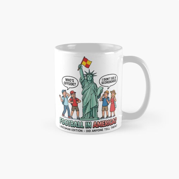 Artikelvorschau, Fußball in Amerika: Lustige Schiedsrichter-Edition | Linienrichter-Humor entworfen und verkauft von InkFool.