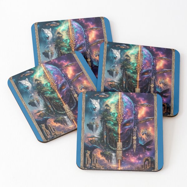 Item preview, Evolve or Perish | Cosmic Alien Philosophy Dark Fantasy Art designed and sold by Alchemy Forge.