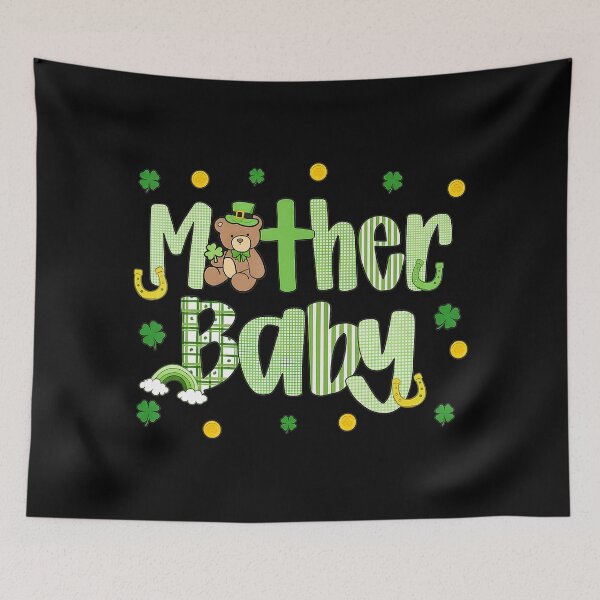 Item preview, Mother Baby St Patrick’s Day Nurse  designed and sold by zamiokaline.