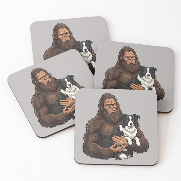 Item preview, Bigfoot Holding Border Collie designed and sold by mjohnson9.