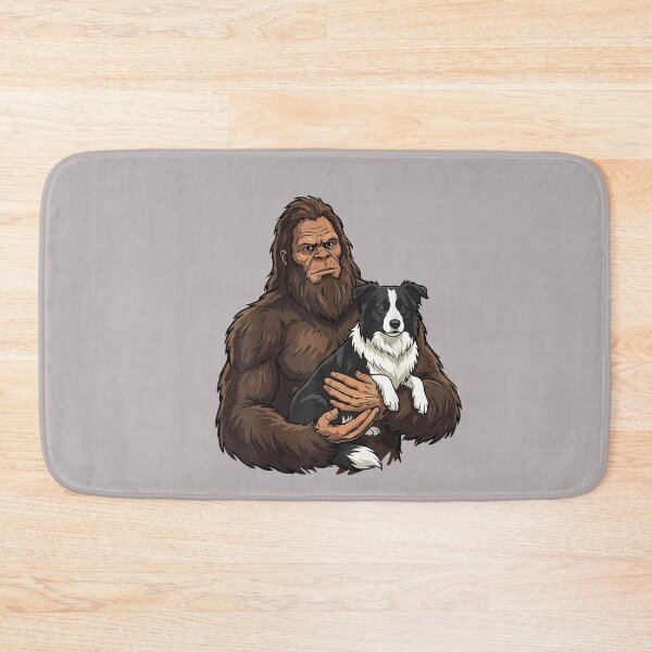 Item preview, Bigfoot Holding Border Collie designed and sold by mjohnson9.