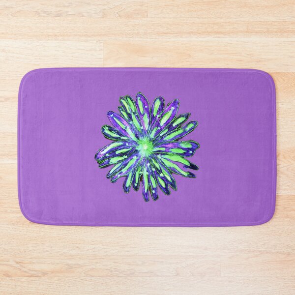 Item preview, Blooming Elegance, Vibrant Neurographic Purple Green Daisy Abstract for Meditation & Color Therapy designed and sold by Sherrylynart.