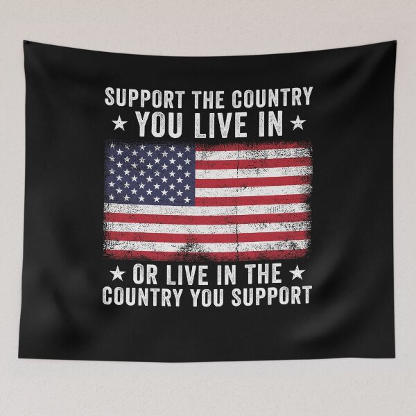 Item preview, Support the Country You Live In or Live In the Country You Support designed and sold by Hedoraxe.