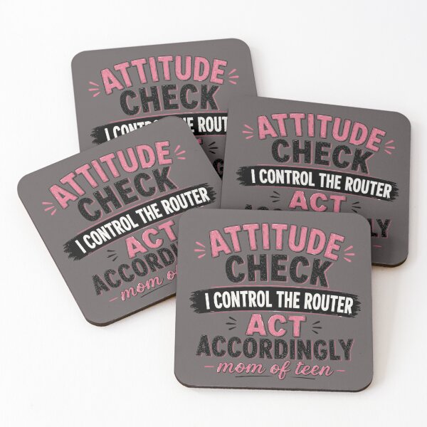 Item preview, Attitude Check I Control The Router Act Accordingly Funny Mom Gift designed and sold by ChiefMomCo.