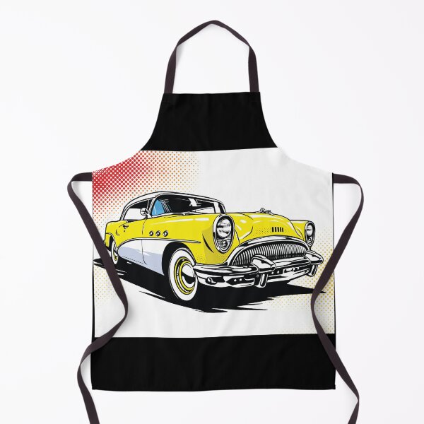 Item preview, Yellow Classic Roadster Pop Art Illustration designed and sold by RamyGallery.
