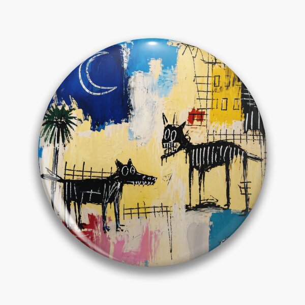 Item preview, Abstract Black Cat Moon Painting designed and sold by Modaozushi216.
