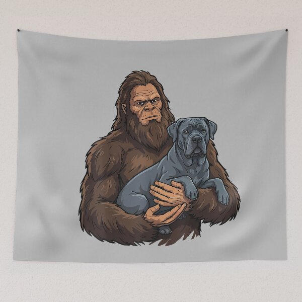 Item preview, Bigfoot Holding Cane Corso designed and sold by mjohnson9.