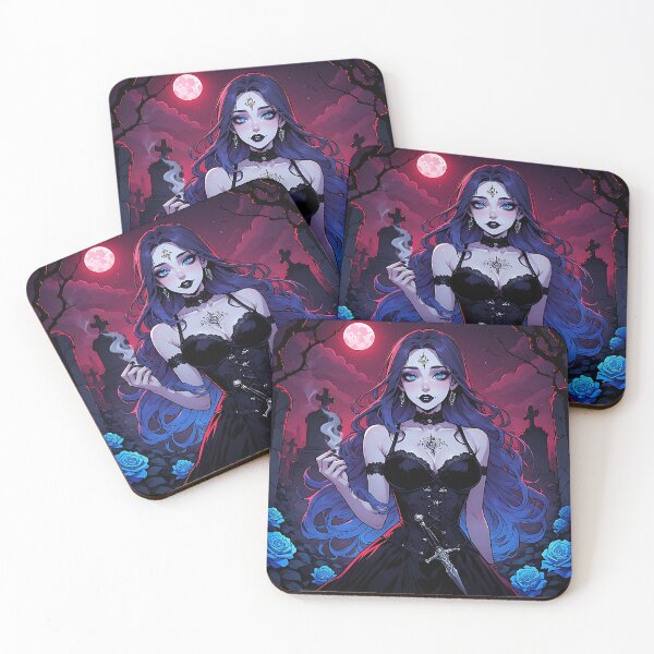 Item preview, Hot Halloween Anime Goth Girl 30 designed and sold by Your New Fixation.