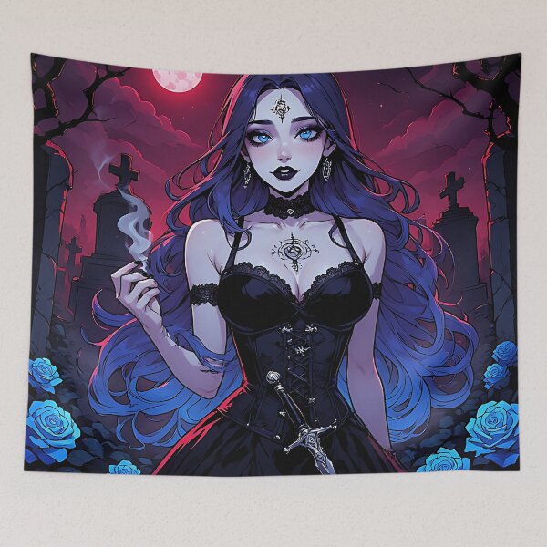 Item preview, Hot Halloween Anime Goth Girl 30 designed and sold by Your New Fixation.