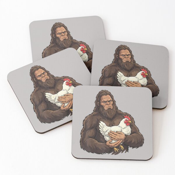 Item preview, Bigfoot Holding Chicken designed and sold by mjohnson9.