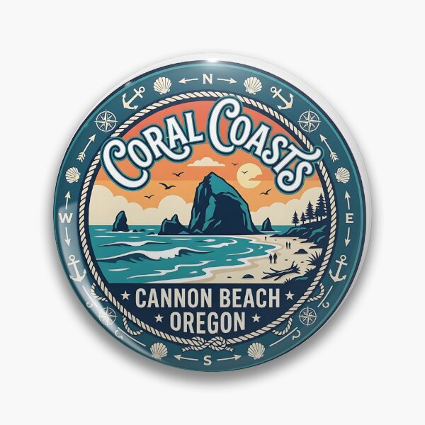Item preview, CORAL COASTS. Cannon Beach Oregon designed and sold by Birdie and Flynn.