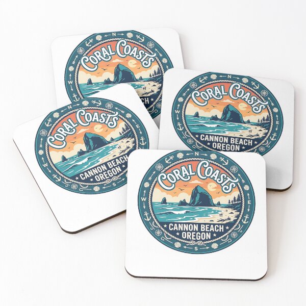 Item preview, CORAL COASTS. Cannon Beach Oregon designed and sold by Birdie and Flynn.