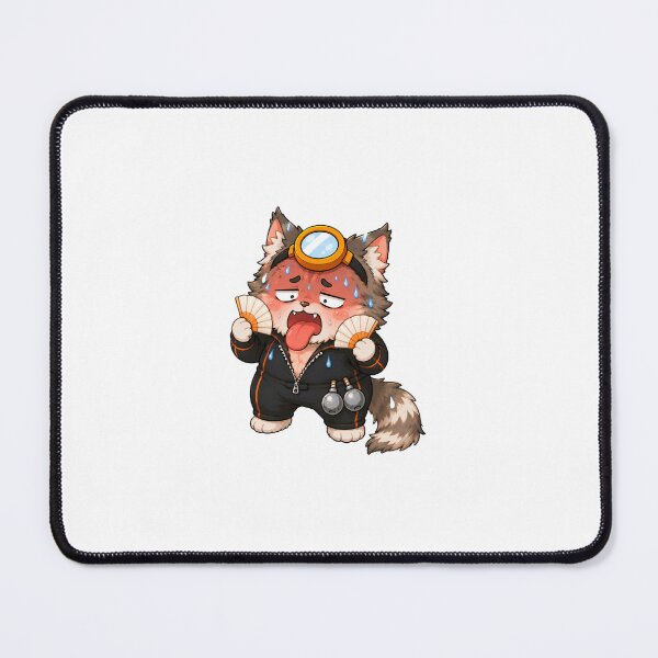 Item preview, KOREA HAENAM - Cute Chibi Maine Coon Cat Summer Heat Sticker designed and sold by KOREA-HAENAM.