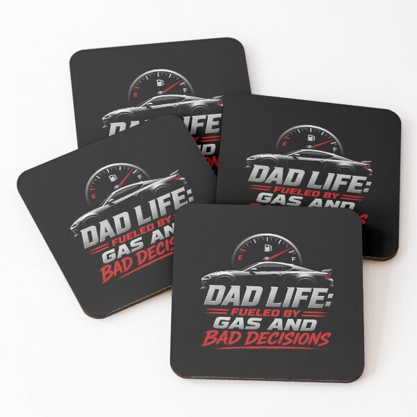 Item preview, Dad Life Fueled By Gas And Bad Decisions Car Guy T-Shirt designed and sold by FestivityFinds.