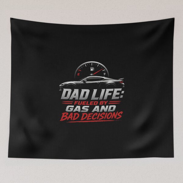 Item preview, Dad Life Fueled By Gas And Bad Decisions Car Guy T-Shirt designed and sold by FestivityFinds.