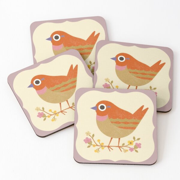 Item preview, Sweet Folk Bird designed and sold by mellow-koko.