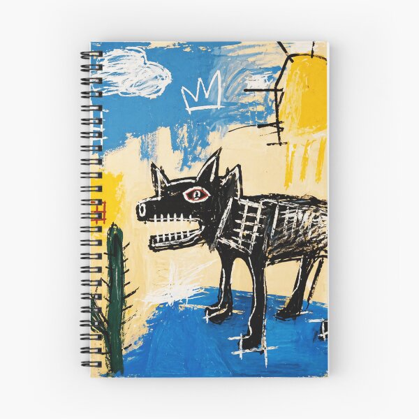 Item preview, Abstract Black Dog Desert Painting designed and sold by Modaozushi216.