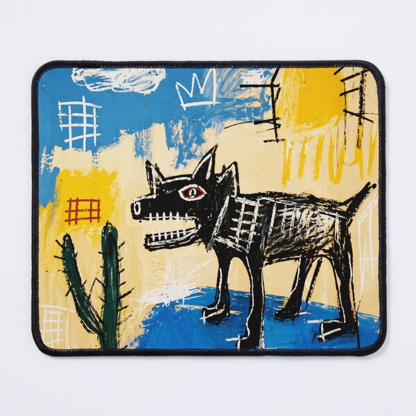 Item preview, Abstract Black Dog Desert Painting designed and sold by Modaozushi216.