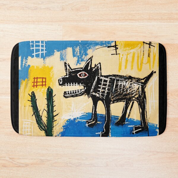 Item preview, Abstract Black Dog Desert Painting designed and sold by Modaozushi216.
