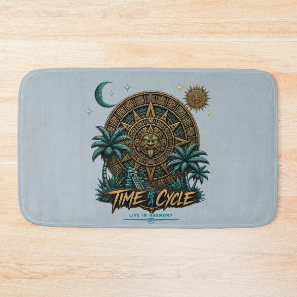 Item preview, Time Is A Cycle – Mayan Calendar Streetwear Design designed and sold by Aimetoi.