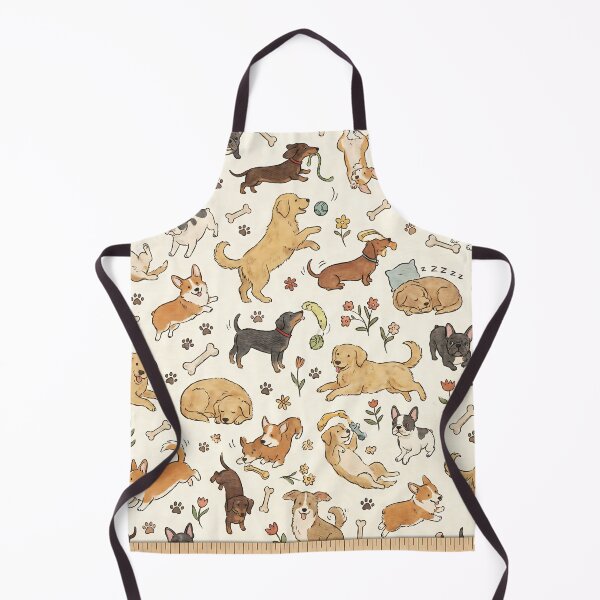 Item preview, Playful Hand-Drawn Dog Pattern designed and sold by LyoniHERA.