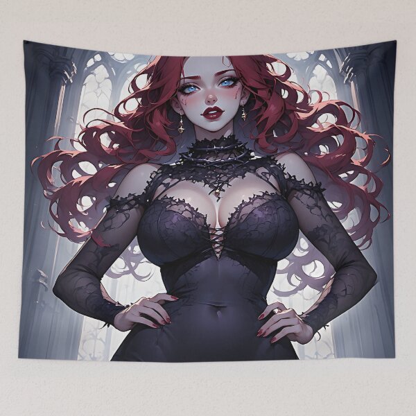 Item preview, Hot Halloween Anime Goth Girl 34 designed and sold by Your New Fixation.
