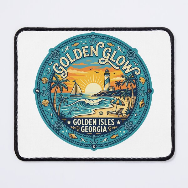 Item preview, GOLDEN GLOW. Golden Isles Georgia designed and sold by Birdie and Flynn.