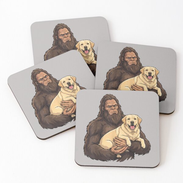 Item preview, Bigfoot Holding Labrador Retriever designed and sold by mjohnson9.