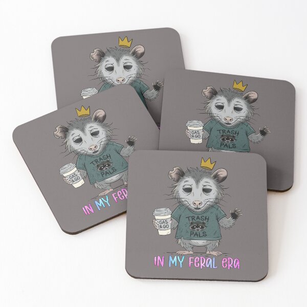 Item preview, In My Feral Era — Opossum Trash Pals | Journals, Notebooks & Stickers designed and sold by therealkbyers.