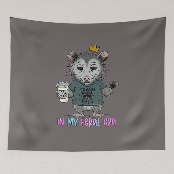 Item preview, In My Feral Era — Opossum Trash Pals | Journals, Notebooks & Stickers designed and sold by therealkbyers.