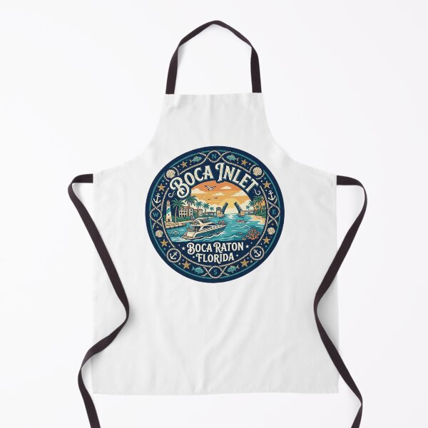 Item preview, BOCA INLET. Boca Raton Florida. designed and sold by Birdie and Flynn.