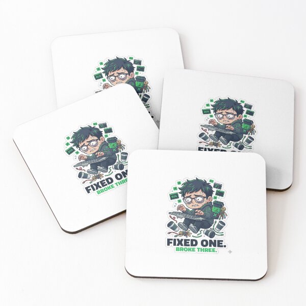 Item preview, Fixed One Bug Broke Three - Funny Programmer Sticker designed and sold by IntrovertEngineer11.