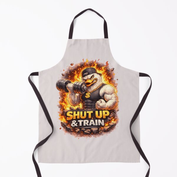 Item preview, Shut Up And Train Duck Gym Design designed and sold by Nixora.