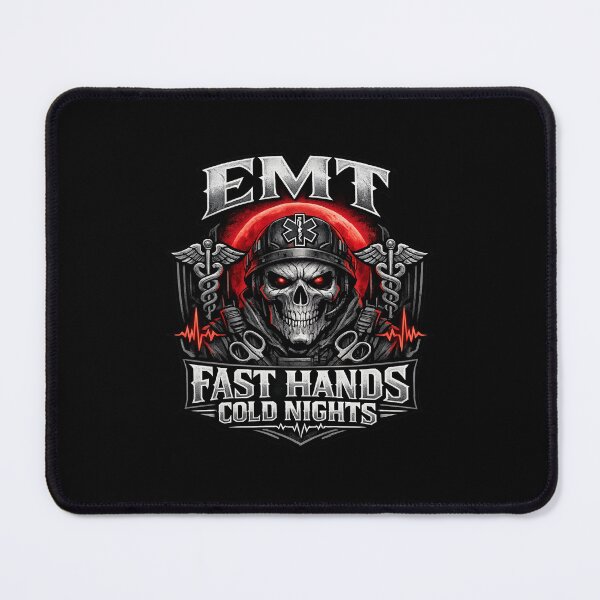 Item preview, Gothic Skull EMT Fast Hands Cold Nights EMS Tactical Streetwear Design For National EMS Week designed and sold by ClinicalHubs.