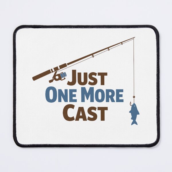Item preview, Just One More Cast Fishing Shirt | Funny Angler Lake Life T-Shirt designed and sold by ZorviqueStudio.