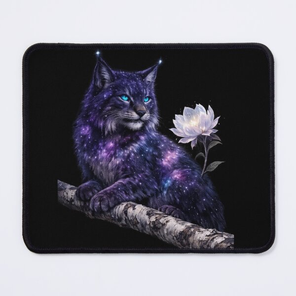 Item preview, Cosmic Constellation Lynx - Celestial Forest Guide designed and sold by tineldesign.