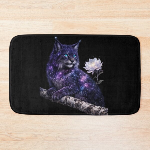 Item preview, Cosmic Constellation Lynx - Celestial Forest Guide designed and sold by tineldesign.