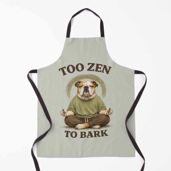 Item preview, Too Zen to Bark – Meditating Bulldog designed and sold by Aimetoi.