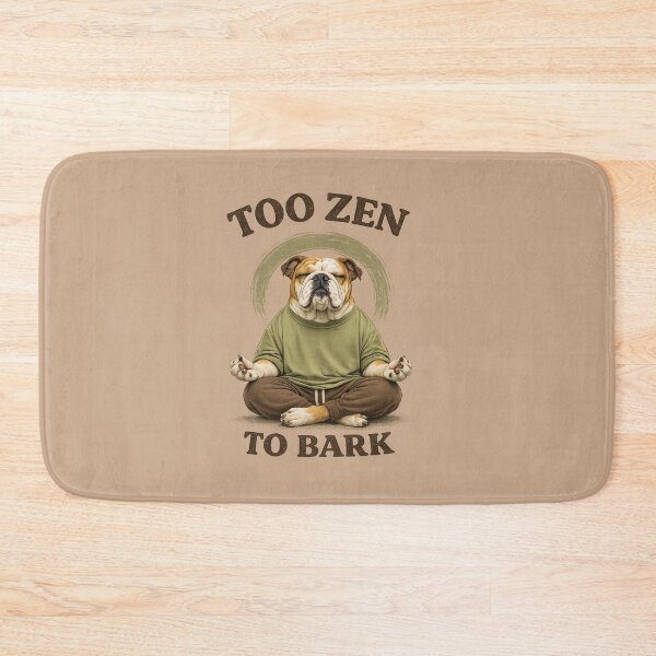 Item preview,  Too Zen to Bark – Meditating Bulldog designed and sold by Aimetoi.