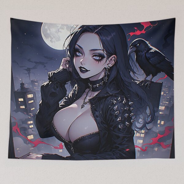 Item preview, Hot Halloween Anime Goth Girl 43 designed and sold by Your New Fixation.