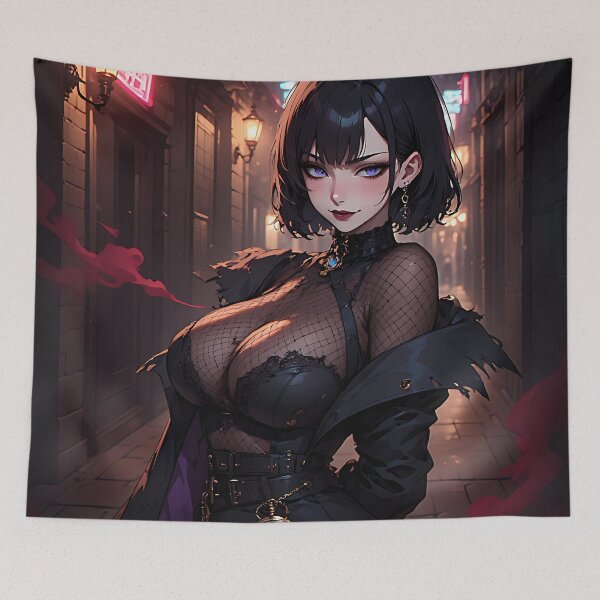Item preview, Hot Halloween Anime Goth Girl 46 designed and sold by Your New Fixation.