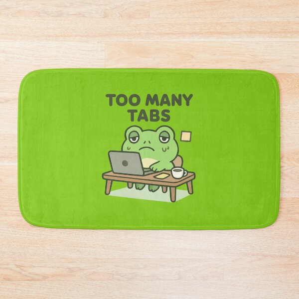 Item preview, Too Many Tabs Frog Meme designed and sold by Noxivora.