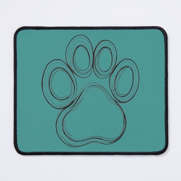 Item preview, Simple Line Art Paw Print Illustration designed and sold by AlxVel.