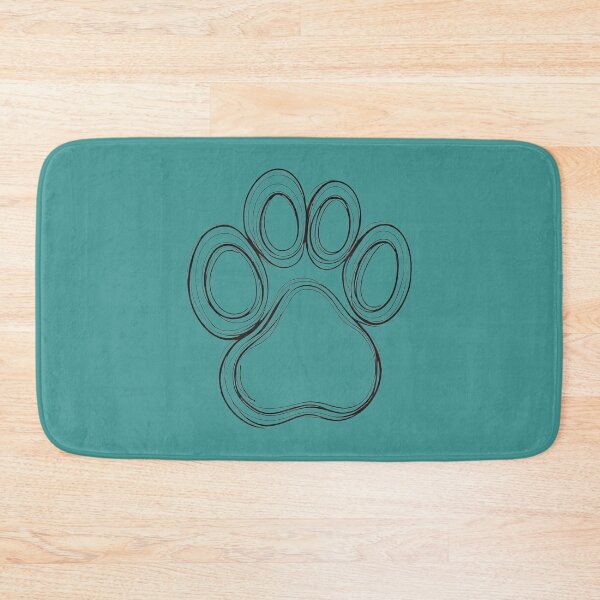 Item preview, Simple Line Art Paw Print Illustration designed and sold by AlxVel.