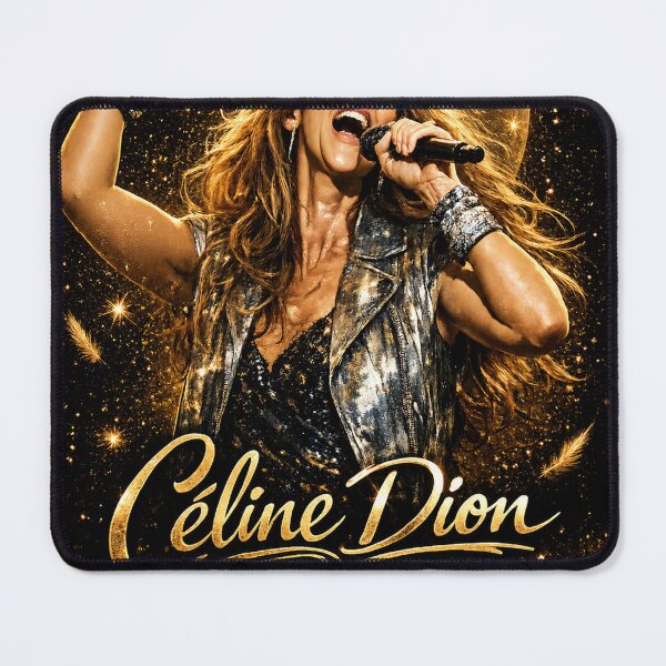 Item preview, Celine Dion Golden Stage Tribute designed and sold by JcAbstractArt.