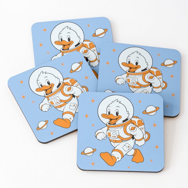 Item preview, Cute Duck Astronaut Space Explorer designed and sold by AwesomeBeyondLimits.
