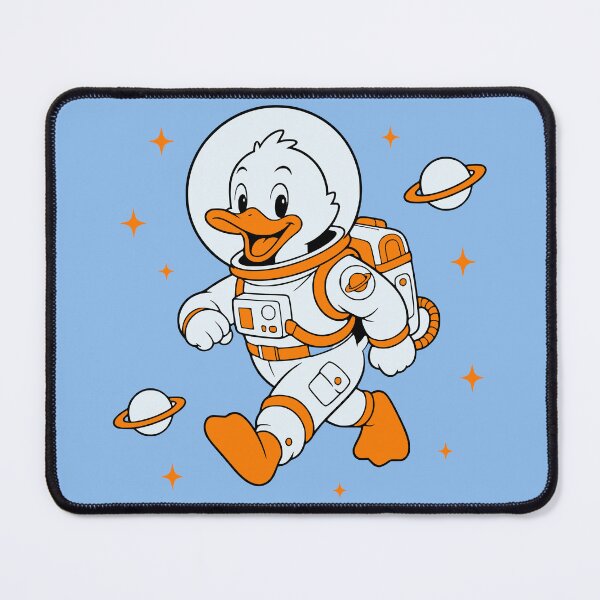 Item preview, Cute Duck Astronaut Space Explorer designed and sold by AwesomeBeyondLimits.