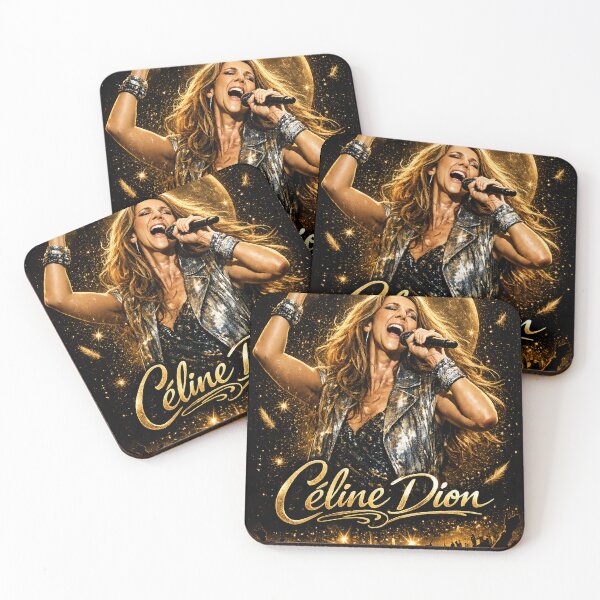 Item preview, Celine Dion Golden Stage Tribute designed and sold by JcAbstractArt.